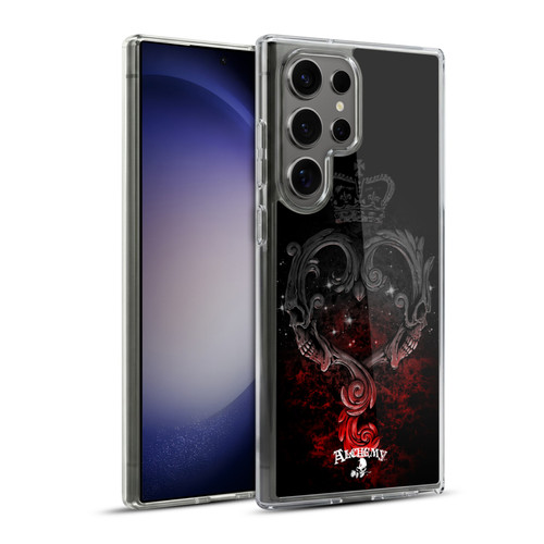 Alchemy Gothic Graphic Art Affaire Du Coeur Soft Gel Case for Samsung Galaxy S23 Ultra 5G & MagSafe
