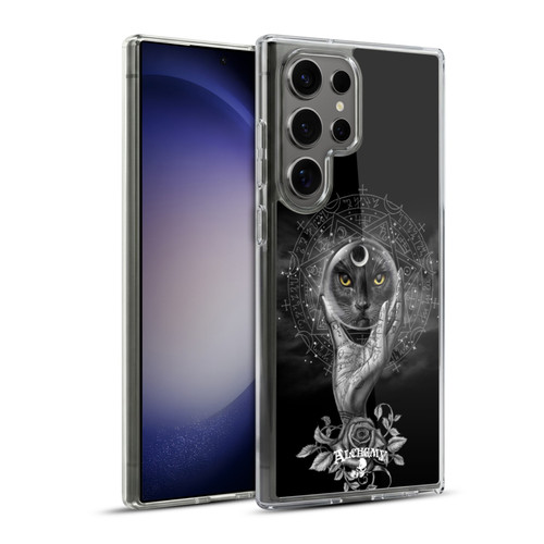 Alchemy Gothic Graphic Art Grimalkin's Glass Soft Gel Case for Samsung Galaxy S23 Ultra 5G & MagSafe