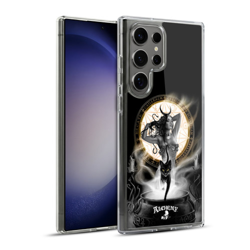 Alchemy Gothic Graphic Art Lunacalia Soft Gel Case for Samsung Galaxy S23 Ultra 5G & MagSafe