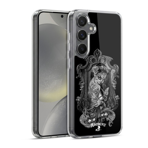 Alchemy Gothic Graphic Art Widow Soft Gel Case for Samsung Galaxy S24 5G & MagSafe