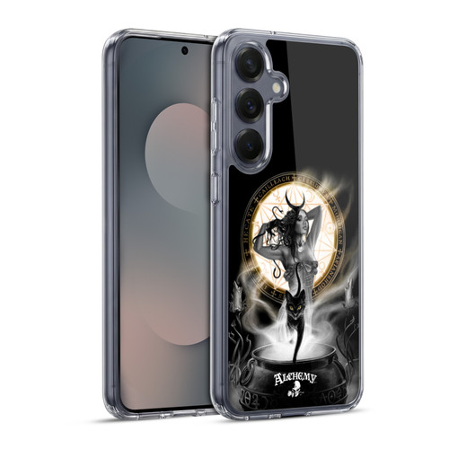 Alchemy Gothic Graphic Art Lunacalia Soft Gel Case for Samsung Galaxy S25+ & MagSafe