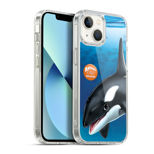 Animal Club International Underwater Orca Soft Gel Case for Apple iPhone 13