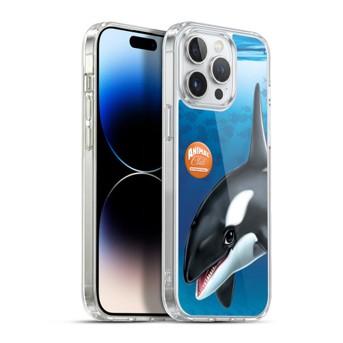 Animal Club International Underwater Orca Soft Gel Case for Apple iPhone 13 Pro Max & MagSafe