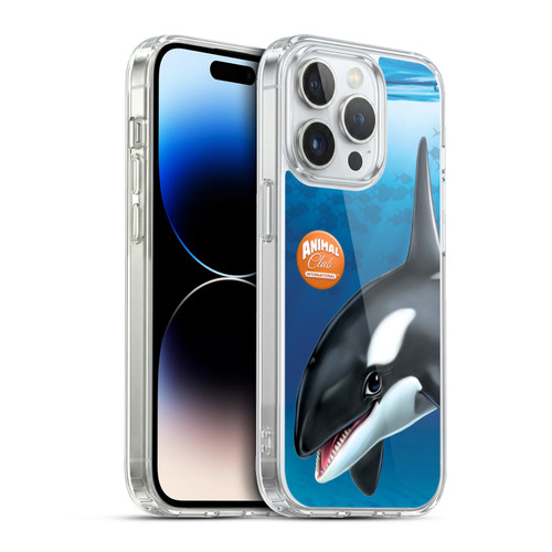 Animal Club International Underwater Orca Soft Gel Case for Apple iPhone 13 Pro & MagSafe
