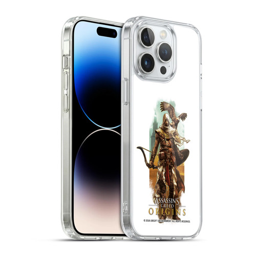 Assassin's Creed Origins Character Art Bayek Eagle Soft Gel Case for Apple iPhone 14 Pro Max & MagSafe