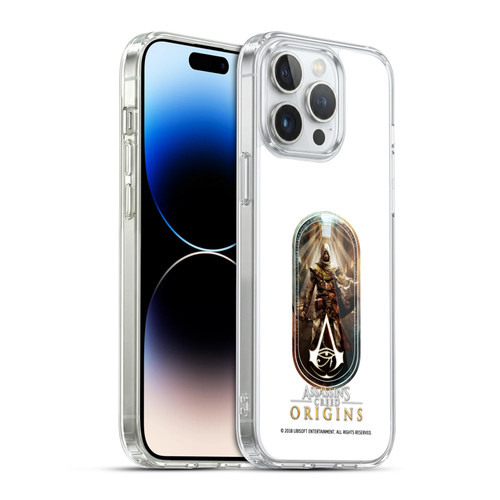 Assassin's Creed Origins Character Art Bayek Emblem Soft Gel Case for Apple iPhone 14 Pro Max & MagSafe