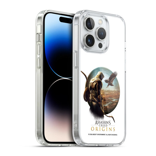 Assassin's Creed Origins Character Art Bayek Eagle 2 Soft Gel Case for Apple iPhone 14 Pro & MagSafe