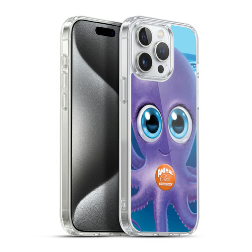 Animal Club International Underwater Octopus Soft Gel Case for Apple iPhone 15 Pro Max & MagSafe