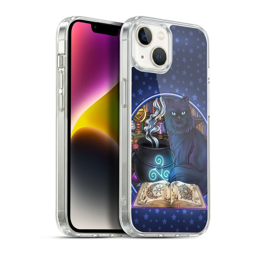 Brigid Ashwood Cats Black Cat Magic Soft Gel Case for Apple iPhone 14 Plus & MagSafe