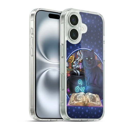 Brigid Ashwood Cats Black Cat Magic Soft Gel Case for Apple iPhone 16 & MagSafe