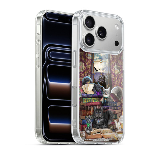 Brigid Ashwood Cats Storytime Cats And Books Soft Gel Case for Apple iPhone 17 Pro