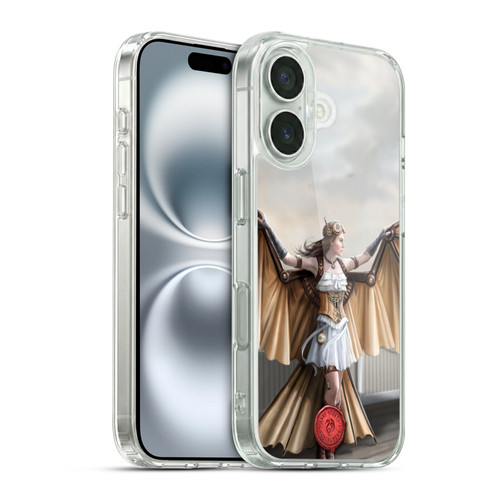 Anne Stokes Steampunk Aviator Soft Gel Case for Apple iPhone 16 & MagSafe