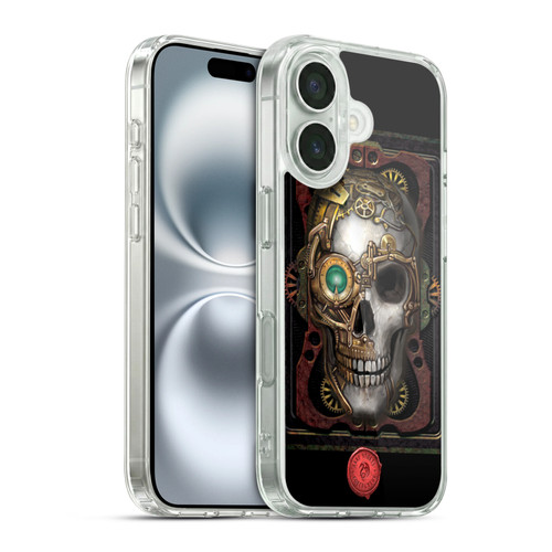 Anne Stokes Steampunk Skull Soft Gel Case for Apple iPhone 16 & MagSafe