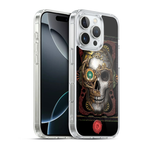 Anne Stokes Steampunk Skull Soft Gel Case for Apple iPhone 16 Pro & MagSafe