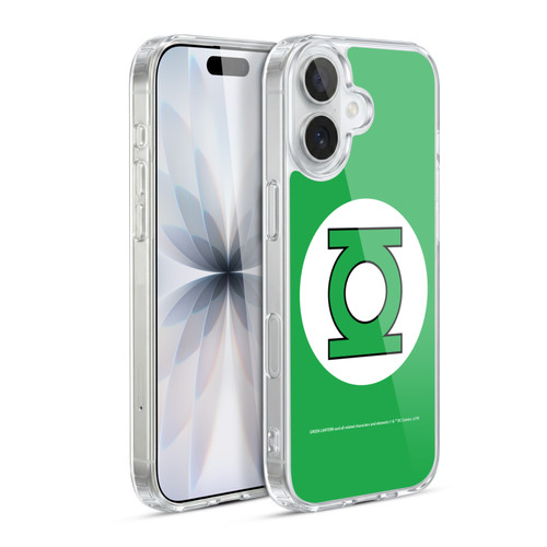 Green Lantern DC Comics Logos Classic Soft Gel Case for Apple iPhone 17