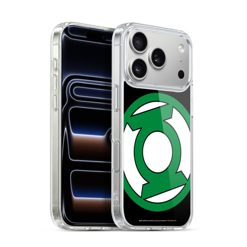 Green Lantern DC Comics Logos Oversized Soft Gel Case for Apple iPhone 17 Pro