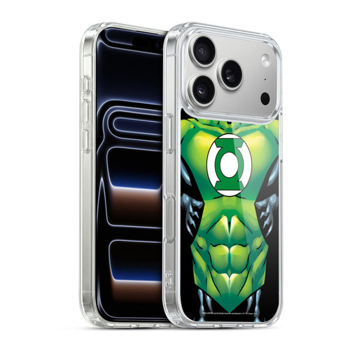 Green Lantern DC Comics Logos Uniform Soft Gel Case for Apple iPhone 17 Pro