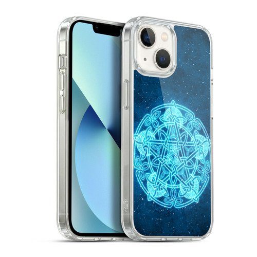 Brigid Ashwood Sacred Symbols Celestial Pentacle Soft Gel Case for Apple iPhone 13