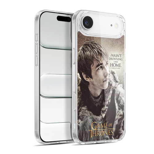 HBO Game of Thrones Character Quotes Bran Stark Soft Gel Case for Apple iPhone 17 Air