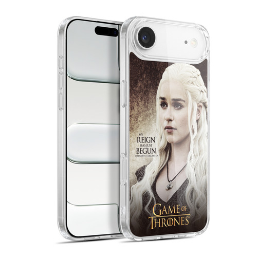 HBO Game of Thrones Character Quotes Daenerys Targaryen Soft Gel Case for Apple iPhone 17 Air
