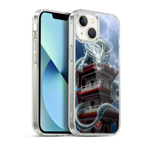 Anne Stokes Guardian Dragons The Tower Soft Gel Case for Apple iPhone 13