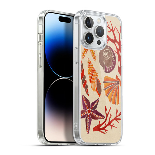 Cat Coquillette Sea Seashells Pink Soft Gel Case for Apple iPhone 13 Pro Max & MagSafe