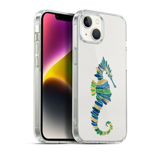 Cat Coquillette Sea Seahorse Multi Soft Gel Case for Apple iPhone 14 Plus & MagSafe