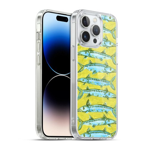 Cat Coquillette Sea Barracuda Yellow Soft Gel Case for Apple iPhone 14 Pro Max & MagSafe