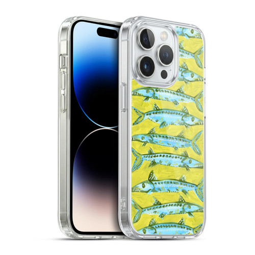 Cat Coquillette Sea Barracuda Yellow Soft Gel Case for Apple iPhone 14 Pro & MagSafe