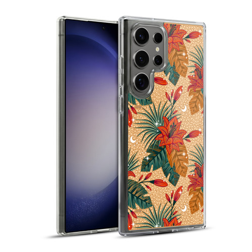 Cat Coquillette Tropical Wildlife Lily Soft Gel Case for Samsung Galaxy S23 Ultra 5G & MagSafe