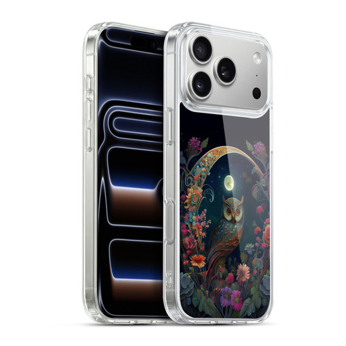 JK Stewart Key Art Owl Soft Gel Case for Apple iPhone 17 Pro Max