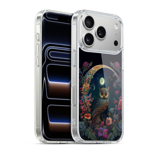 JK Stewart Key Art Owl Soft Gel Case for Apple iPhone 17 Pro