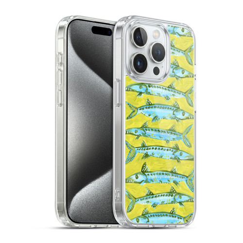 Cat Coquillette Sea Barracuda Yellow Soft Gel Case for Apple iPhone 15 Pro & MagSafe