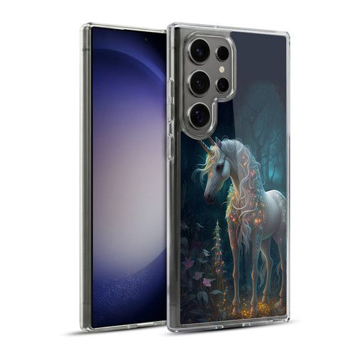 JK Stewart Key Art Unicorn Soft Gel Case for Samsung Galaxy S23 Ultra 5G & MagSafe