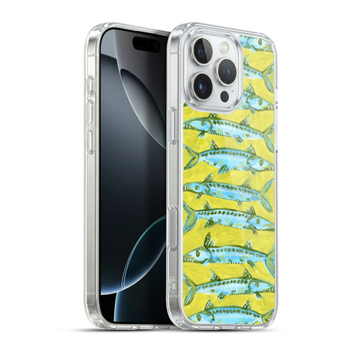 Cat Coquillette Sea Barracuda Yellow Soft Gel Case for Apple iPhone 16 Pro Max & MagSafe