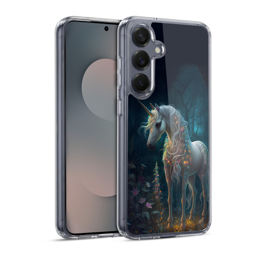 JK Stewart Key Art Unicorn Soft Gel Case for Samsung Galaxy S25 & MagSafe