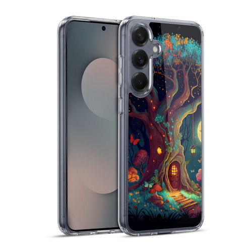 JK Stewart Key Art Tree With Small Door In Trunk Soft Gel Case for Samsung Galaxy S25+ & MagSafe