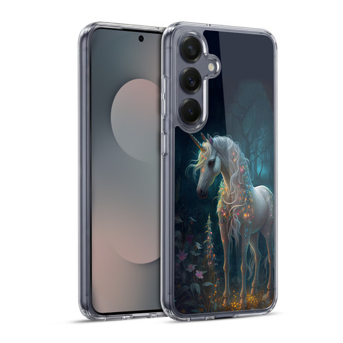 JK Stewart Key Art Unicorn Soft Gel Case for Samsung Galaxy S25+ & MagSafe
