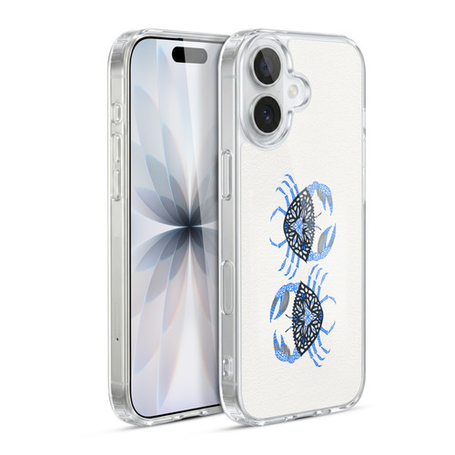 Cat Coquillette Sea Blue Crab Soft Gel Case for Apple iPhone 17