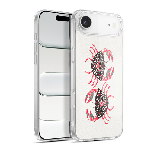 Cat Coquillette Sea Pink Crab Soft Gel Case for Apple iPhone 17 Air