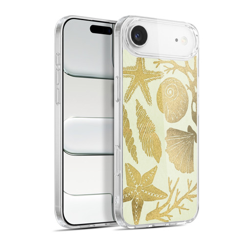 Cat Coquillette Sea Seashells Gold Soft Gel Case for Apple iPhone 17 Air