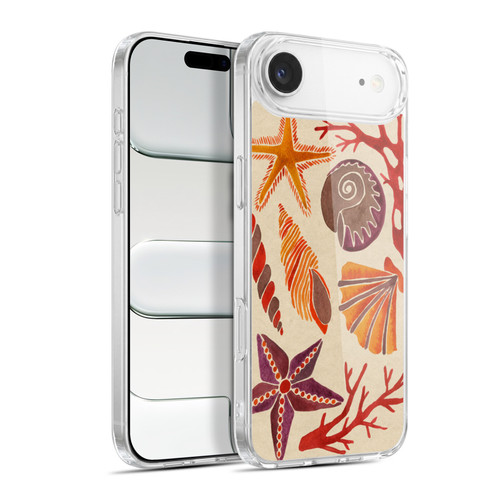 Cat Coquillette Sea Seashells Pink Soft Gel Case for Apple iPhone 17 Air