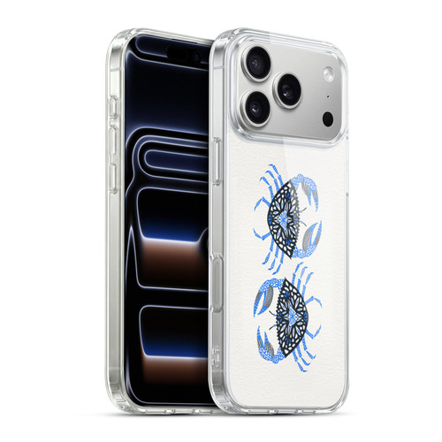 Cat Coquillette Sea Blue Crab Soft Gel Case for Apple iPhone 17 Pro Max