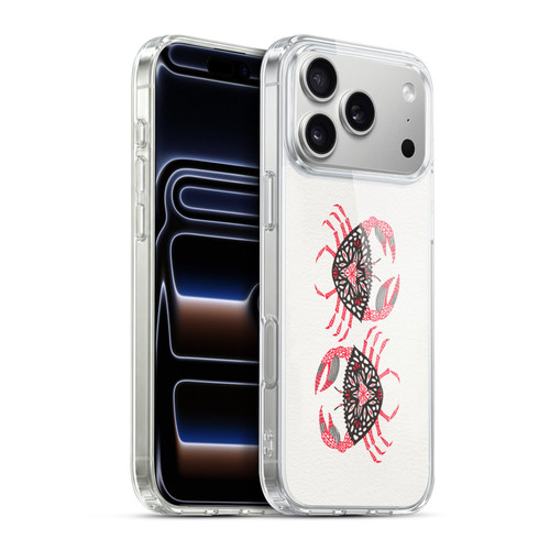 Cat Coquillette Sea Pink Crab Soft Gel Case for Apple iPhone 17 Pro Max