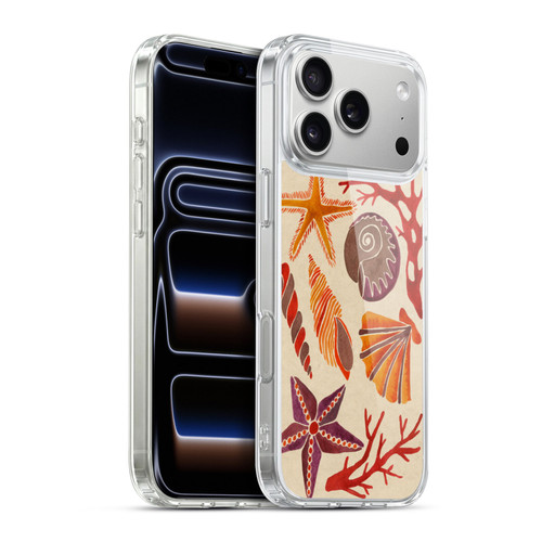 Cat Coquillette Sea Seashells Pink Soft Gel Case for Apple iPhone 17 Pro Max