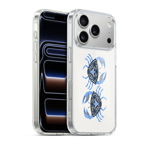 Cat Coquillette Sea Blue Crab Soft Gel Case for Apple iPhone 17 Pro