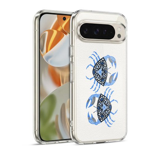 Cat Coquillette Sea Blue Crab Soft Gel Case for Google Pixel 9 / Pixel 9 Pro