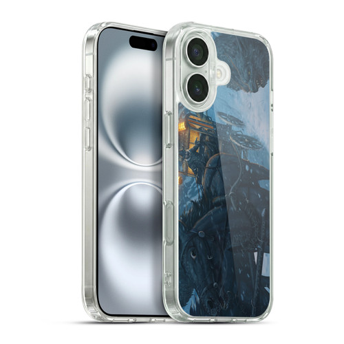 Christos Karapanos Dark Hours Otherworldly Howling Soft Gel Case for Apple iPhone 16 Plus & MagSafe