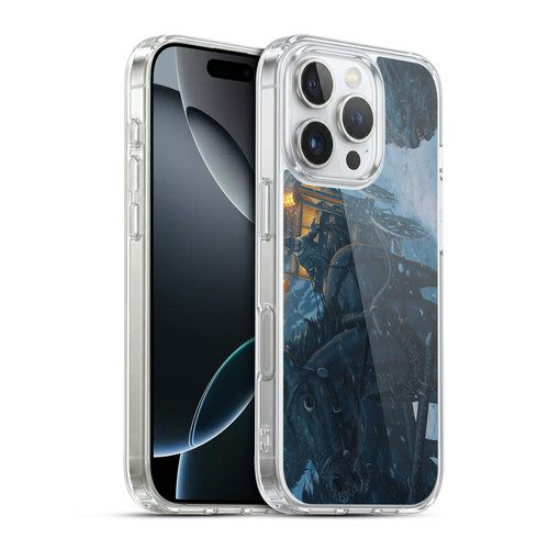 Christos Karapanos Dark Hours Otherworldly Howling Soft Gel Case for Apple iPhone 16 Pro & MagSafe
