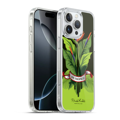 Frida Kahlo Tropical Ribbon Soft Gel Case for Apple iPhone 16 Pro Max & MagSafe
